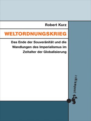 cover image of Weltordnungskrieg
